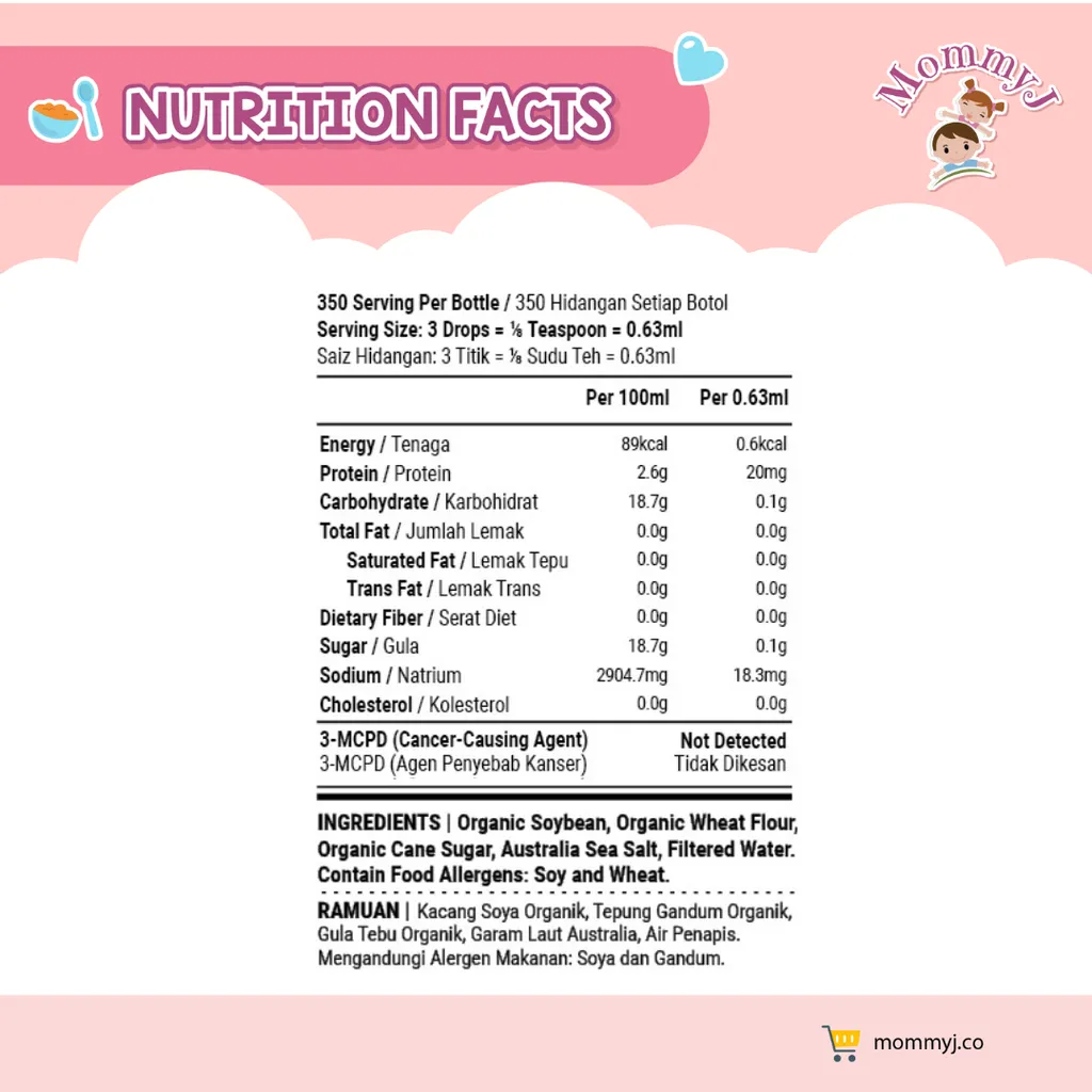 Organic Soy Sauce for Baby