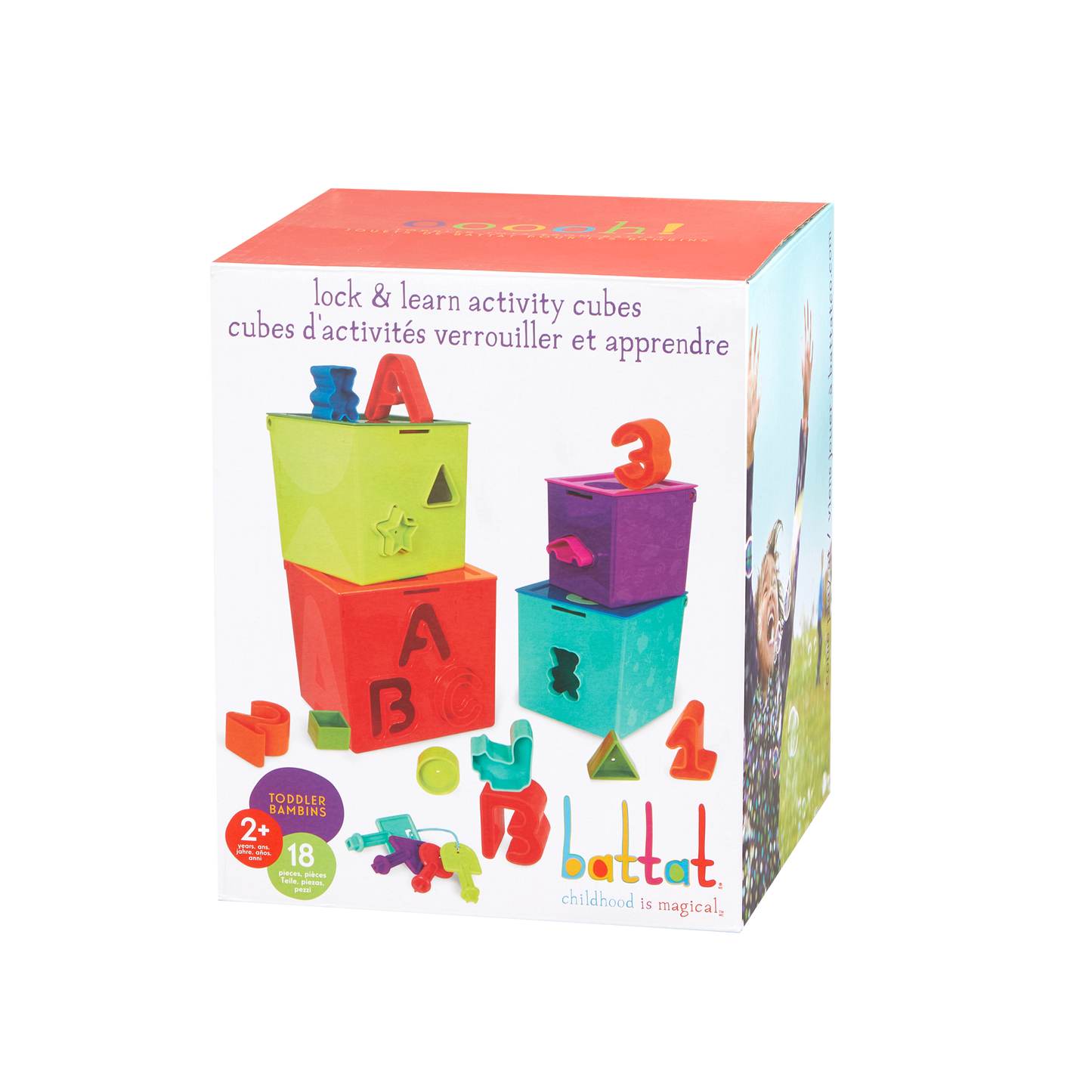 Lock & Learn Activity Cubes