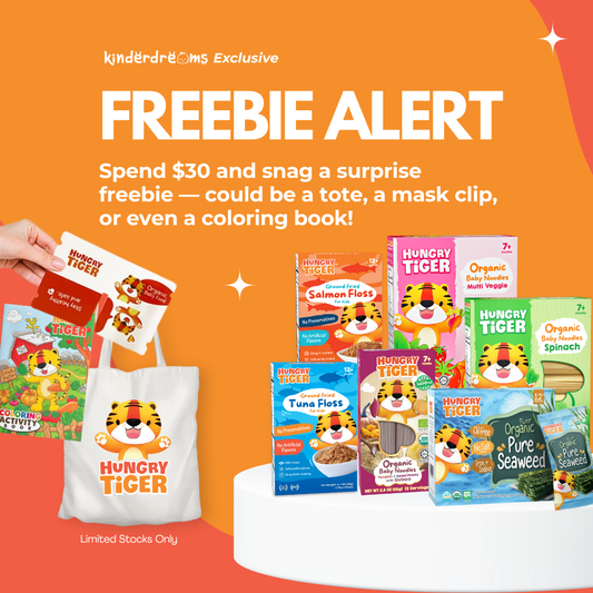 🎁 GWP: Hungry Tiger Totebag / Mask Holder / Colouring Book (100% off)