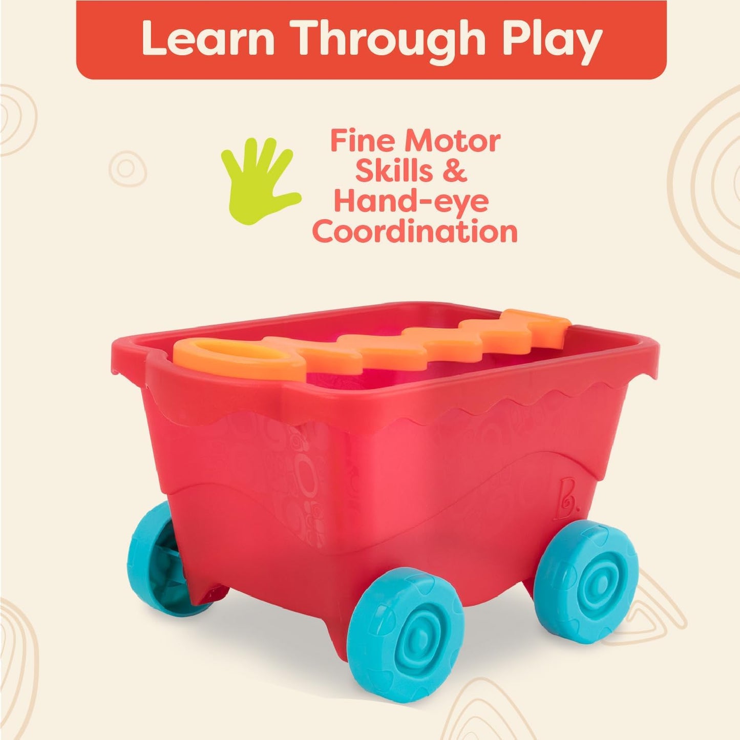 Wavy Wagon & Beach Toy Set