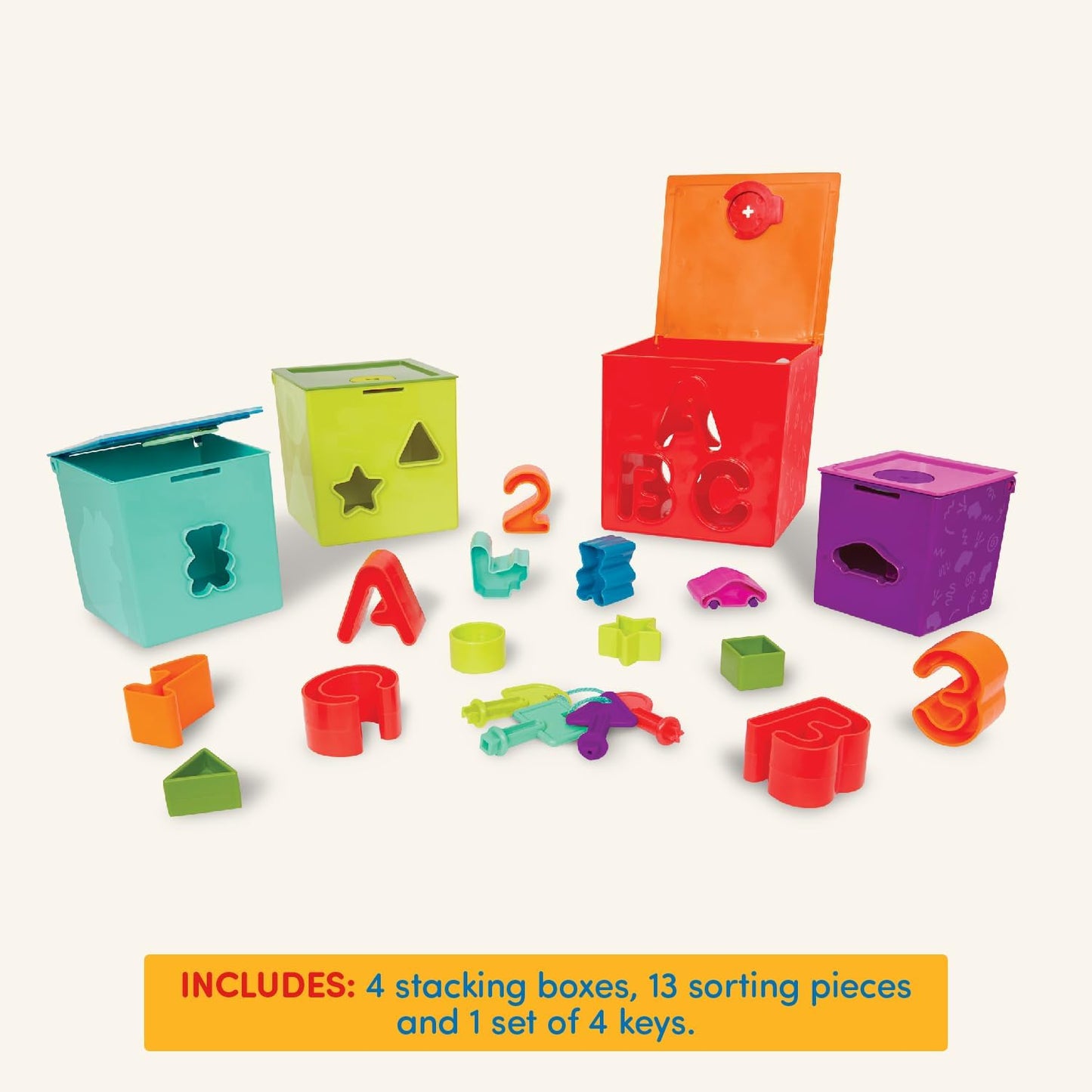 Lock & Learn Activity Cubes