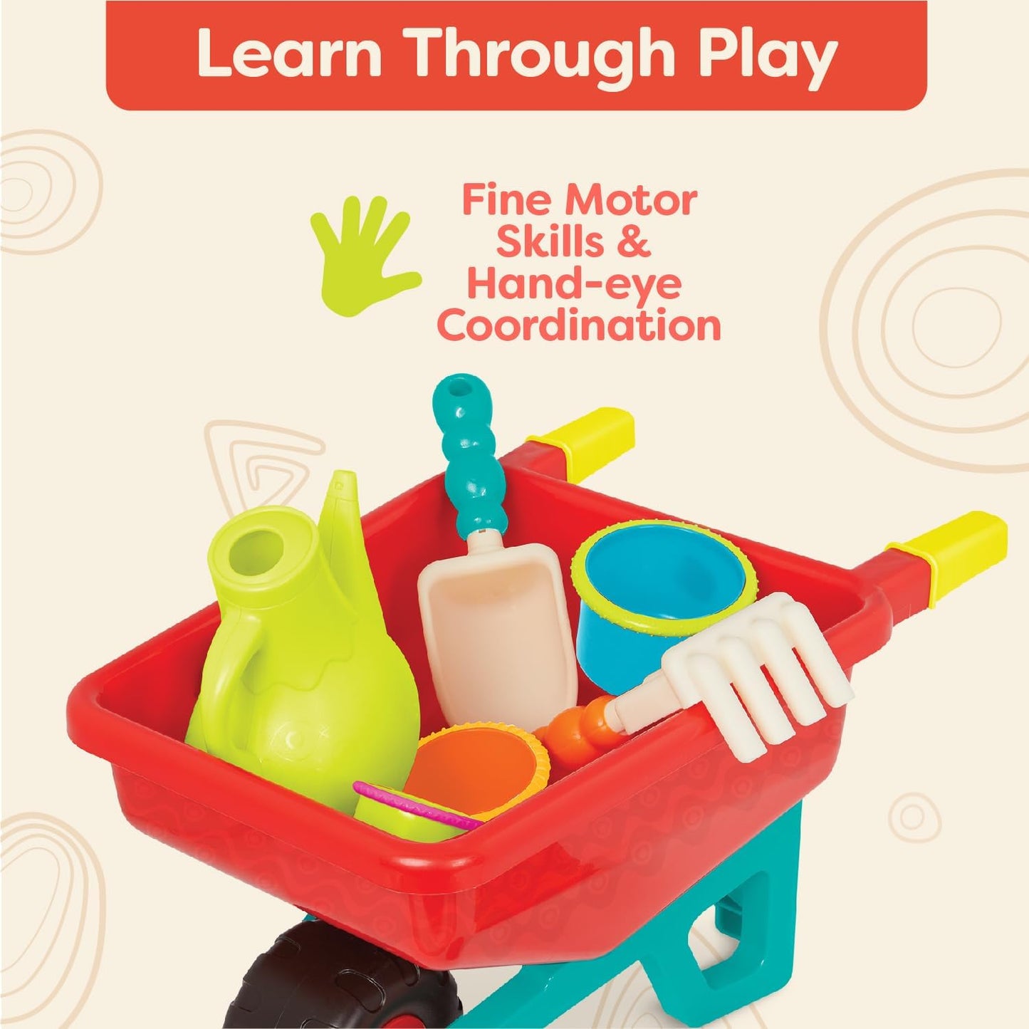 Wheelbarrow Wonders - Beach Toys