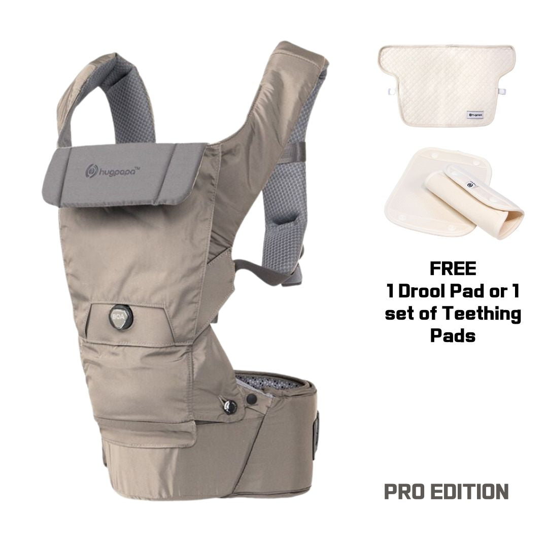 Dial-Fit BOA Pro Edition 3-in-1 Hip Seat Baby Carriers with Free Gift
