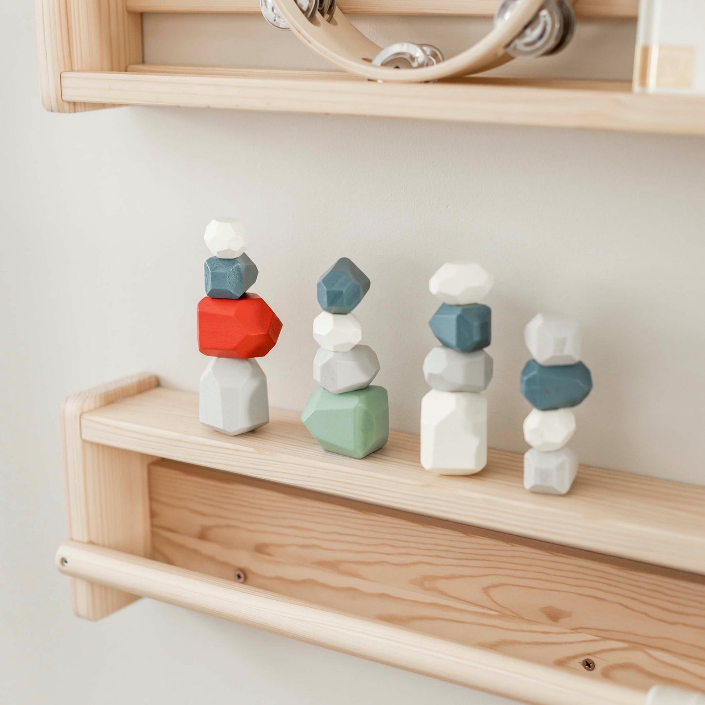 Patience Pebbles Stacking Toy - Sea Foam