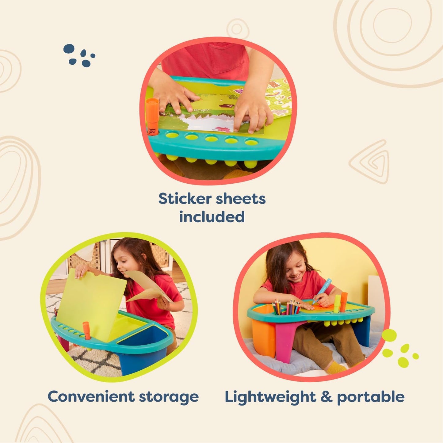 Imagination Station - Kids' Lap Desk
