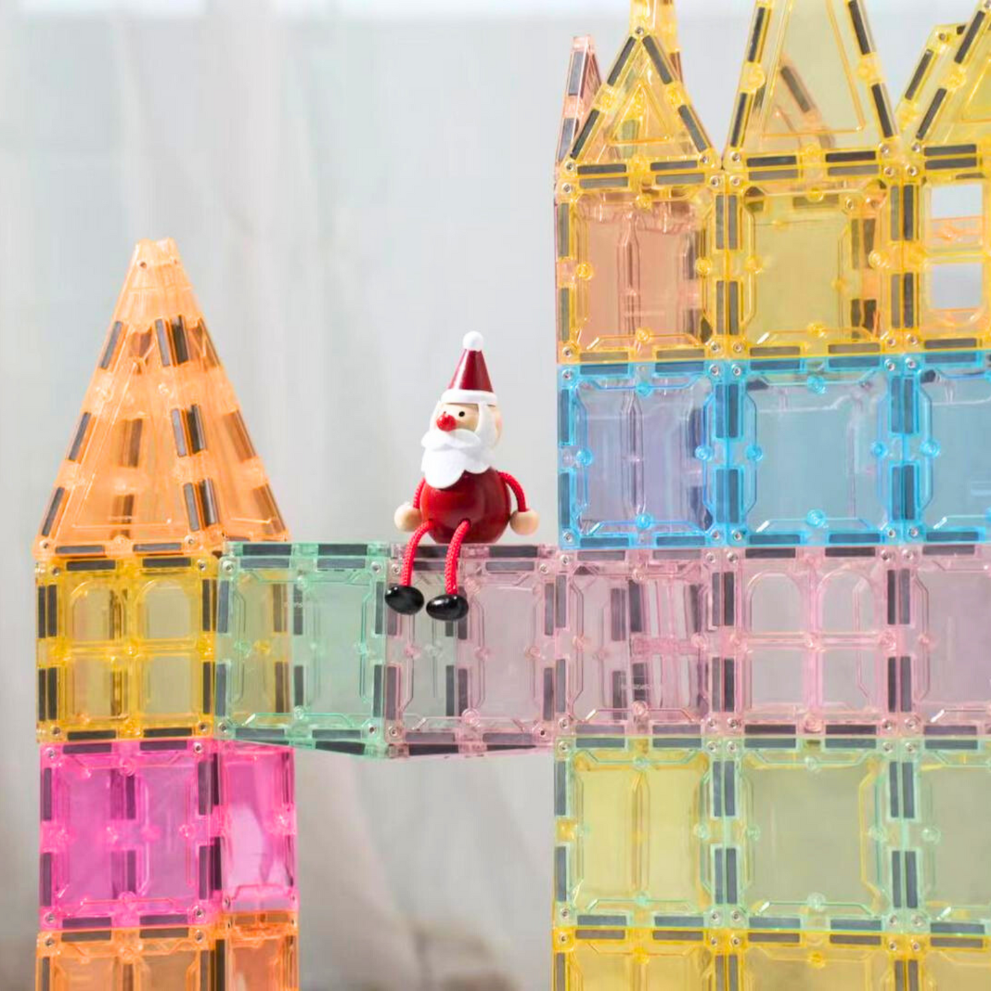 Magnetic Tiles 208 Pcs Grande Set - Light