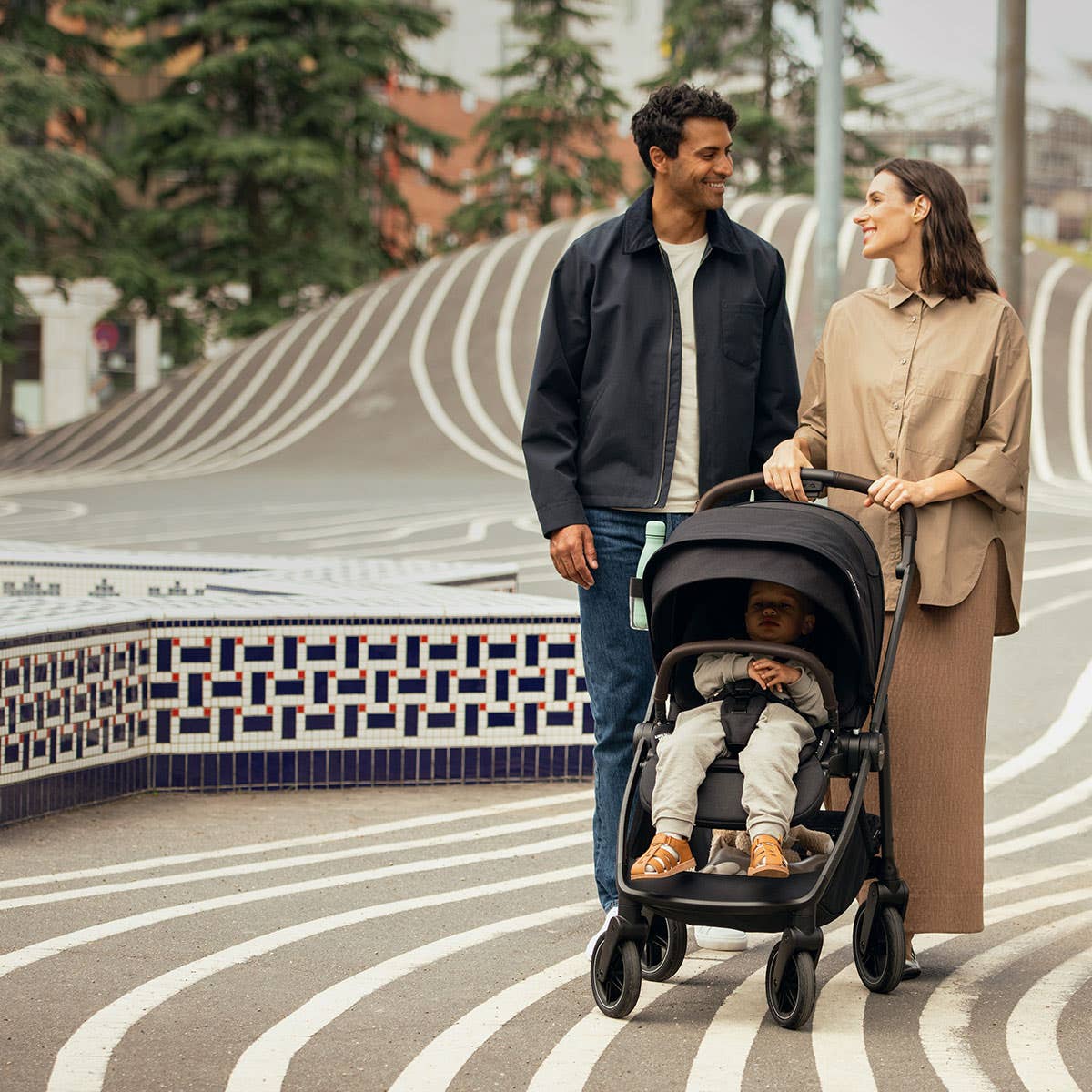 SWIV™ Stroller 360° Swivel Wheels - Caviar