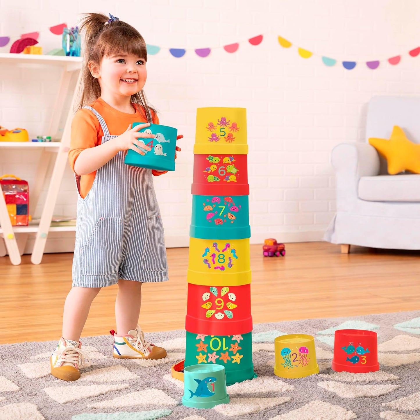 Bazillion Bucket - Numbers Stacking Cups