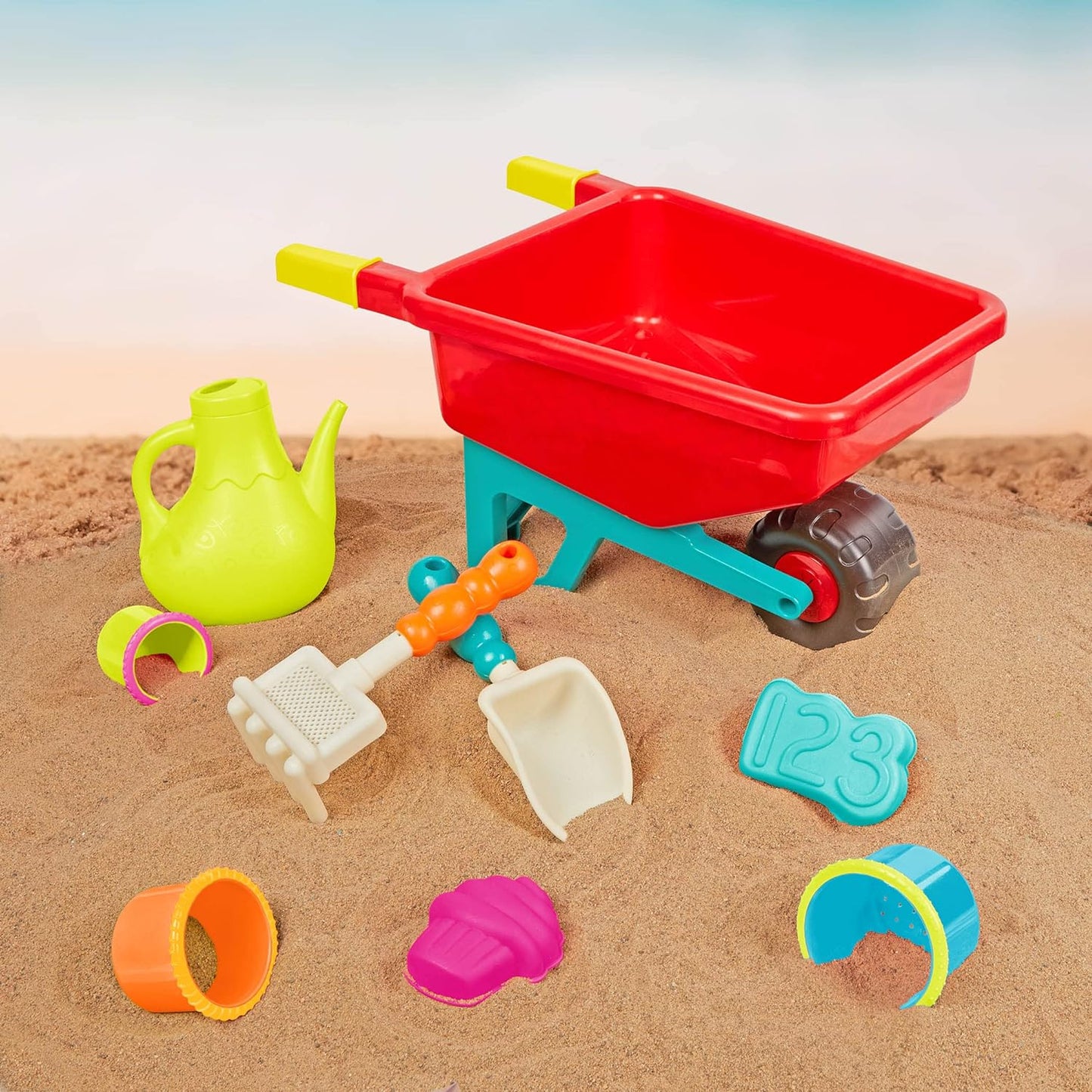 Wheelbarrow Wonders - Beach Toys