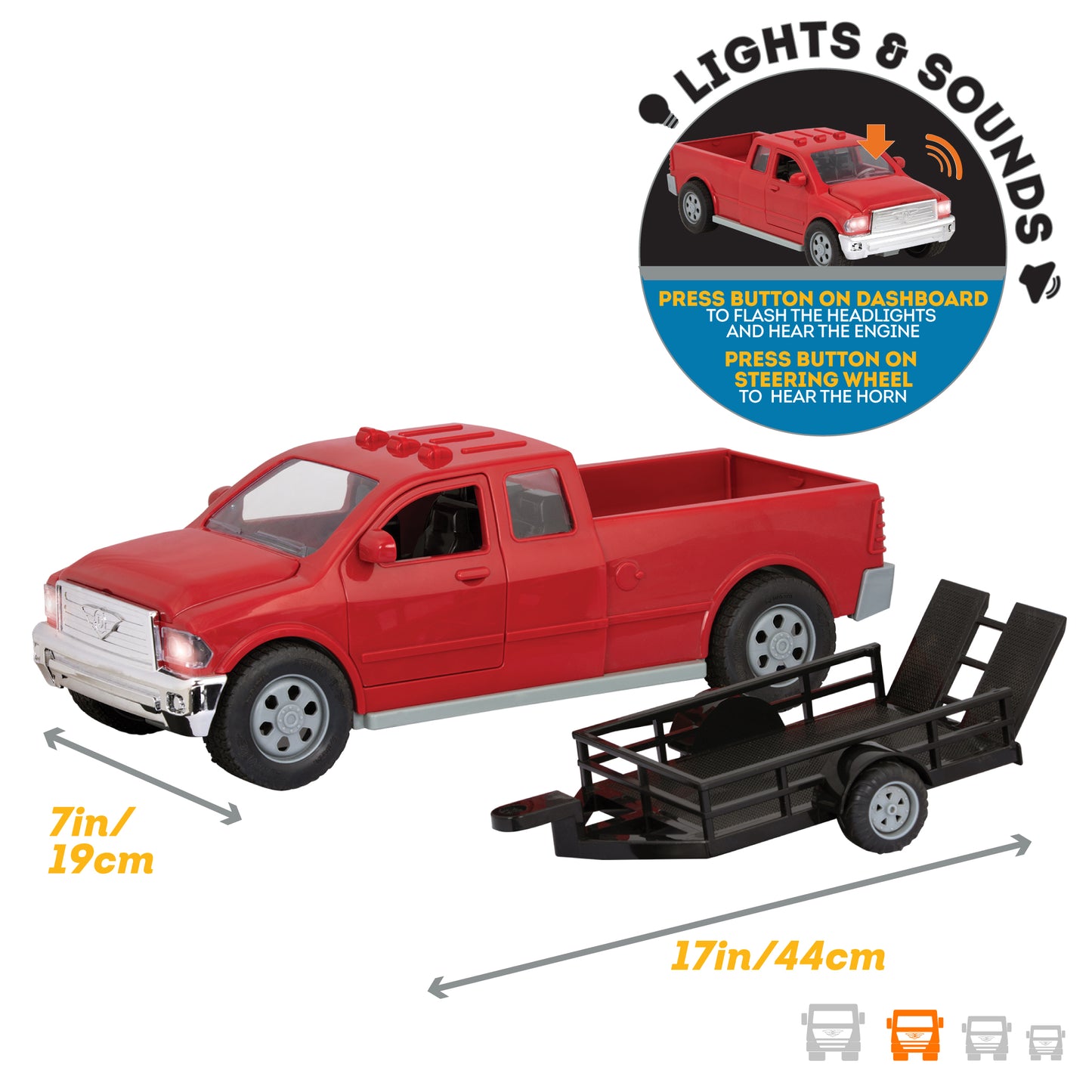 Midrange Series Pick-Up Truck - Red