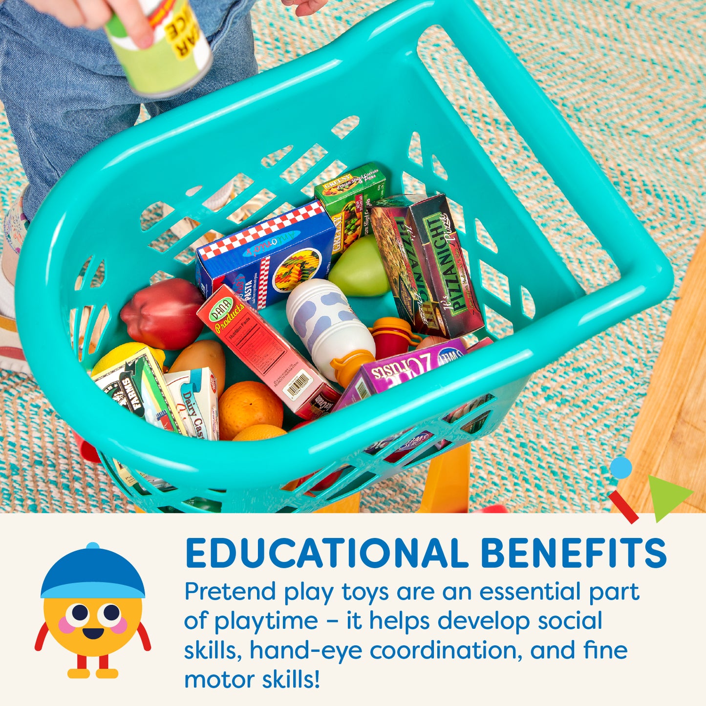 Grocery Shopping Cart Toy