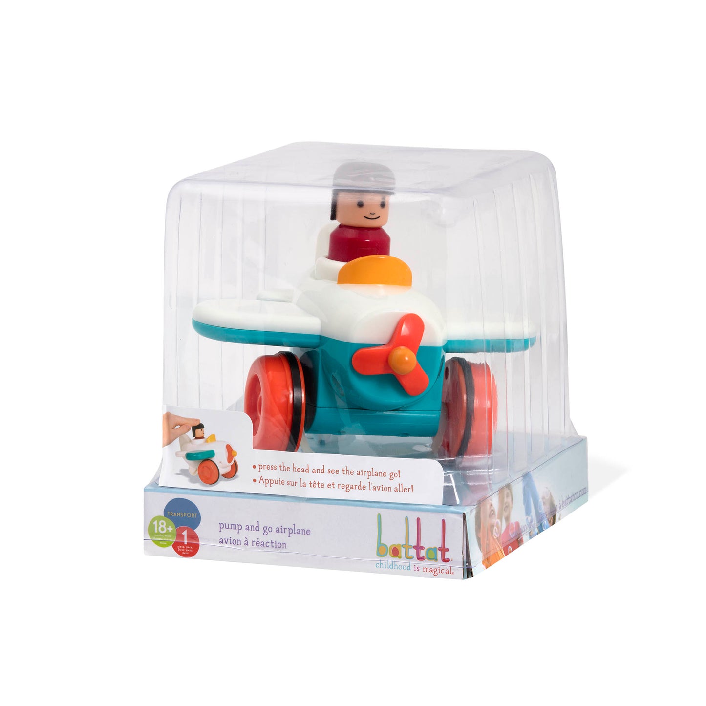 Pump And Go Toy Airplane / Train