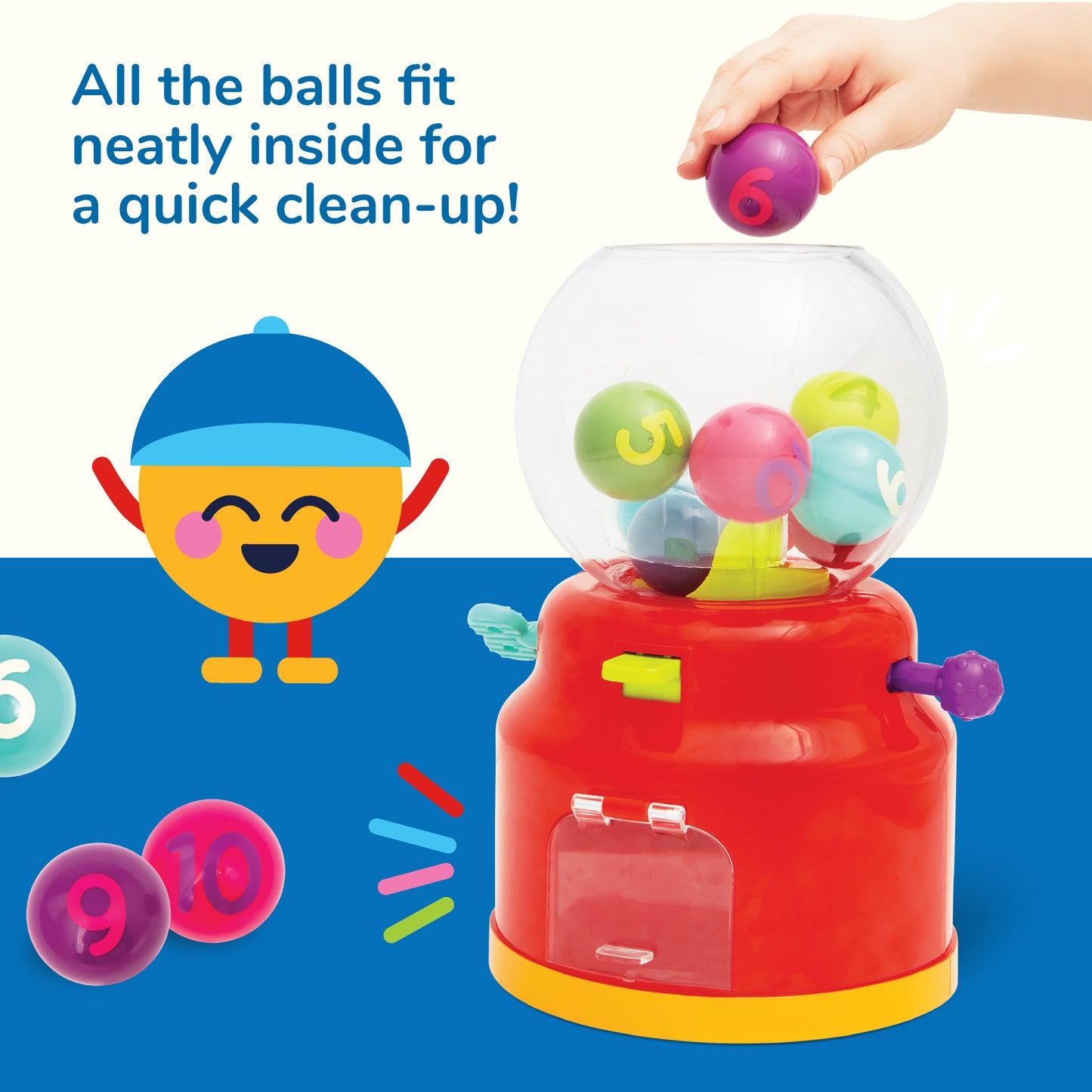 Numbers & Colors Gumball Machine