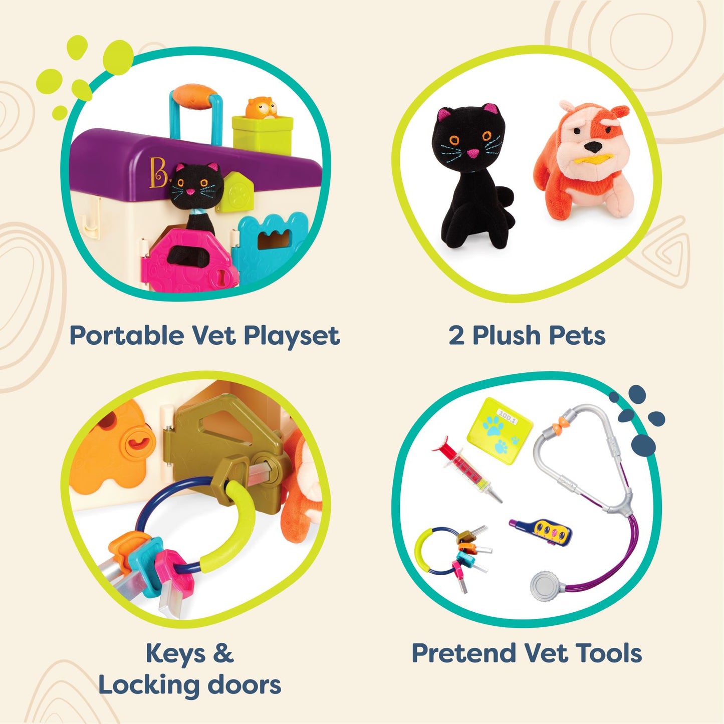Pet Vet Clinic Playset