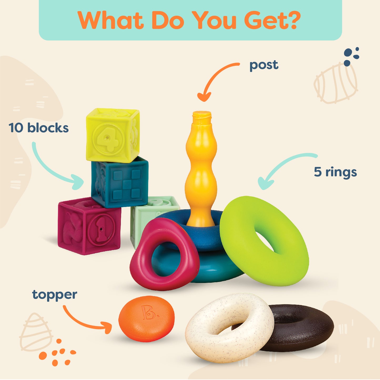 One Two Squeeze & Skipping Stones Set