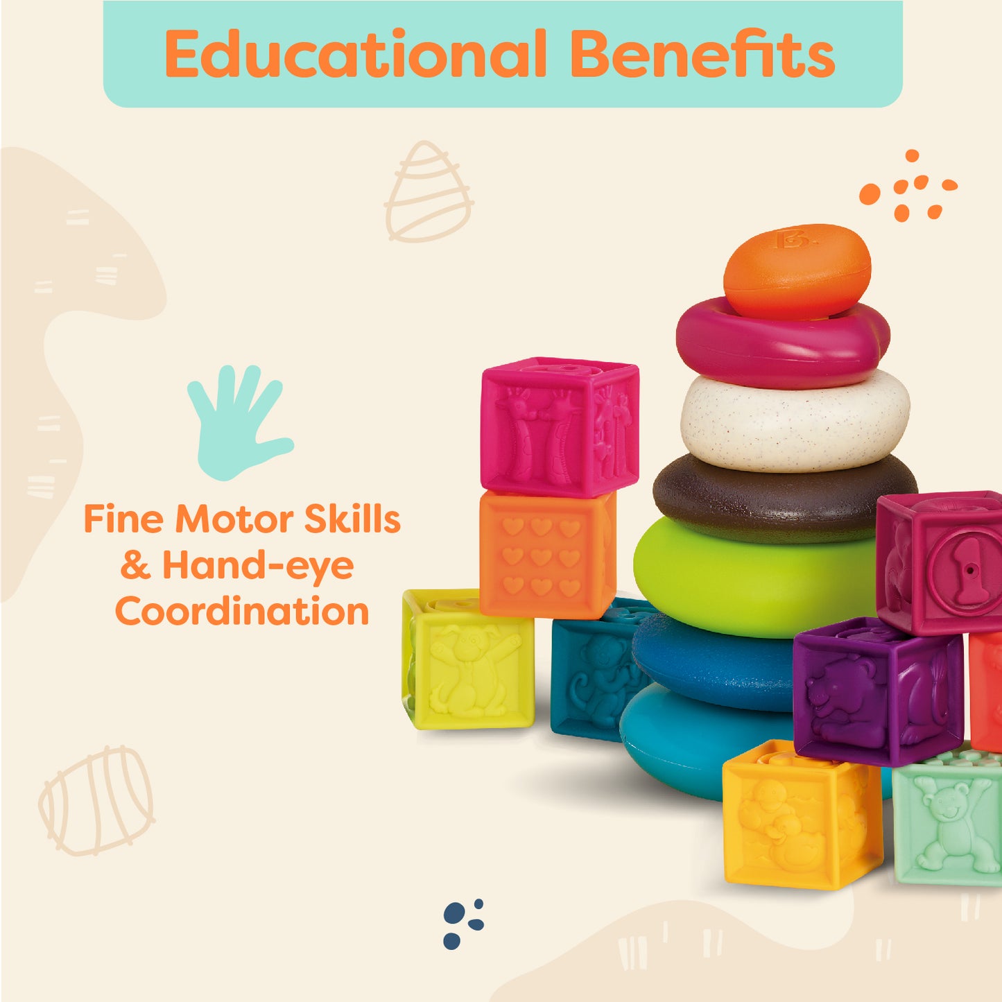 One Two Squeeze & Skipping Stones Set