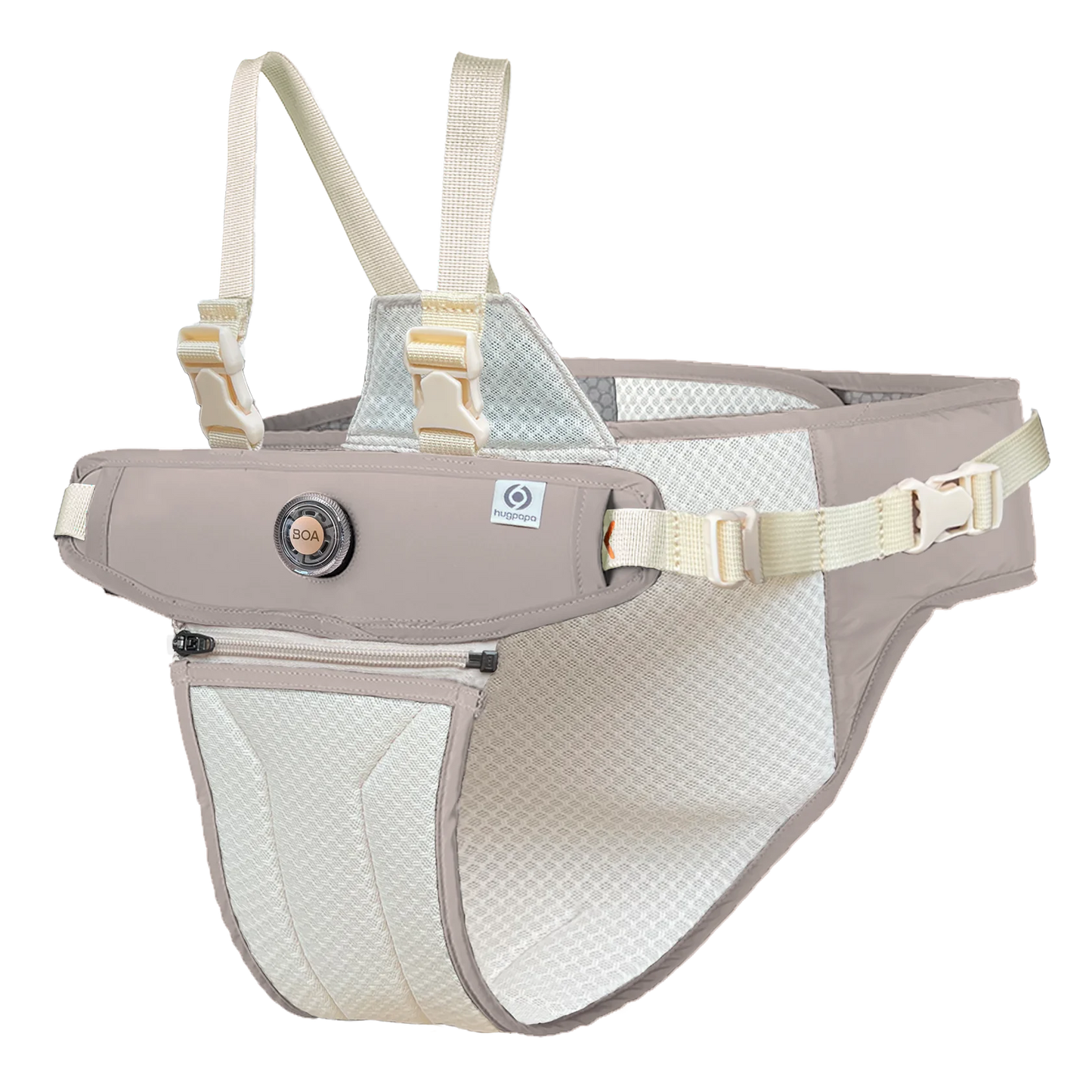 Dial-Fit BOA 2 Ways Portable Baby Chair Booster and Harness Safety Strap