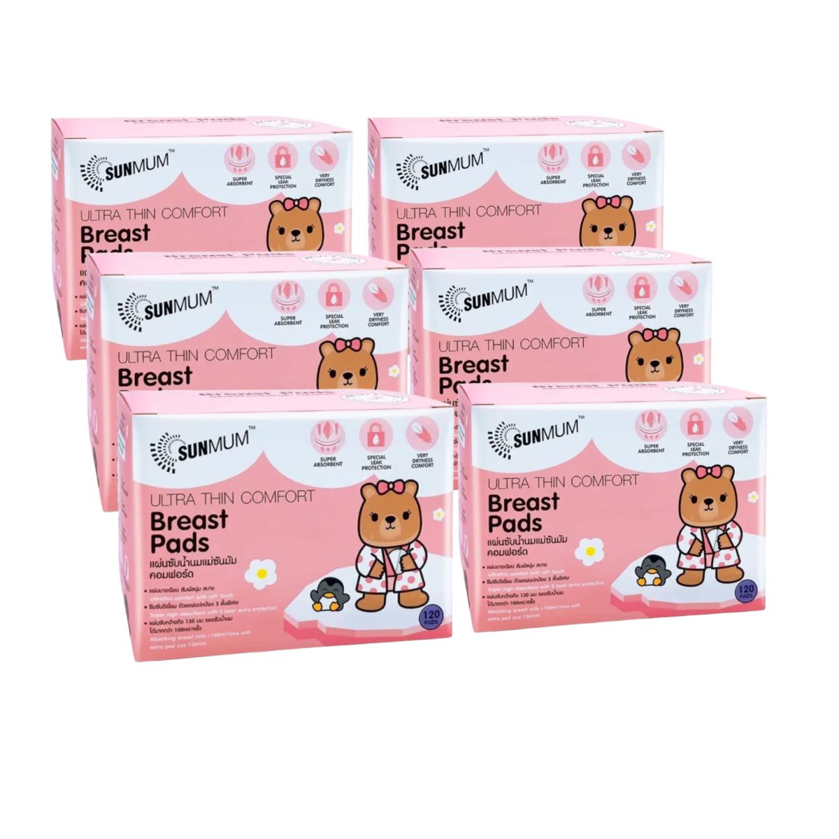 6 boxes (720 pads)