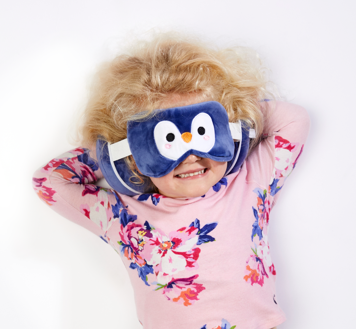 Kids Travel Pillow & Eye Mask - Penguin
