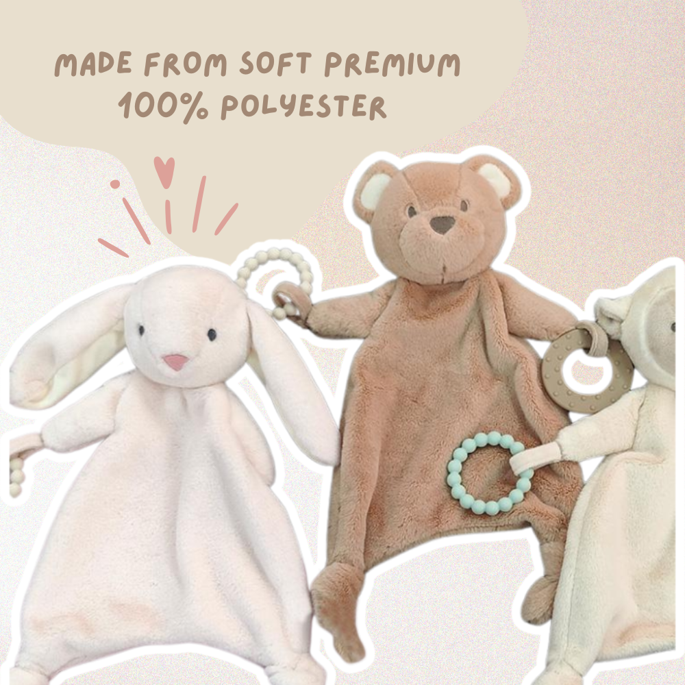 Newborn Plushie Teether Lovies Comforter