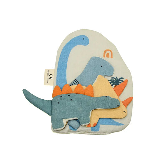 Baby Early Learning Cloth Book - Dinosaur