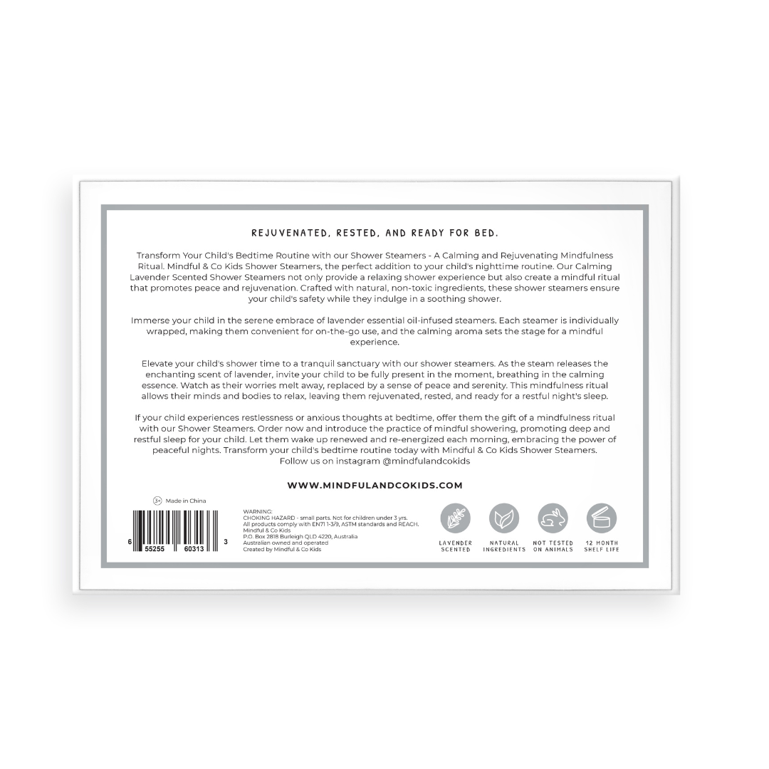 Sensory Shower Steamers
