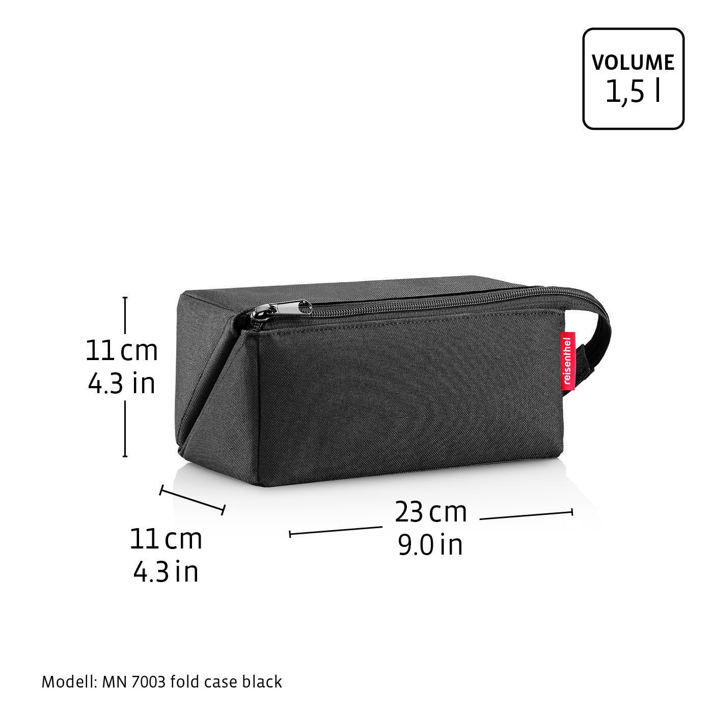 Fold Case Cosmetic Pouch