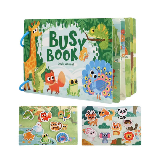 Early Learning Activity Montessori Book - Look! Animal