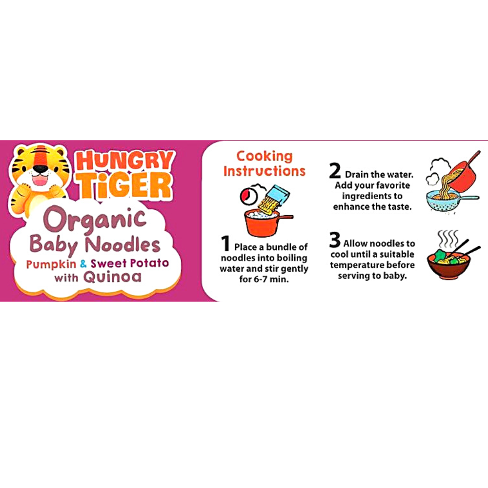 Organic Baby Noodles Mini Pack - Pumpkin & Sweet Potato with Quinoa