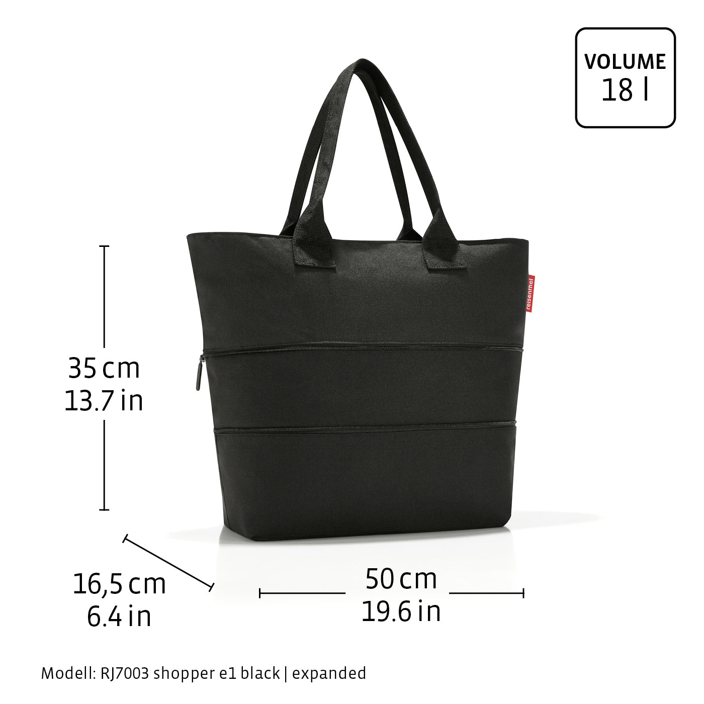 Shopper E1 Expandable Tote Bag