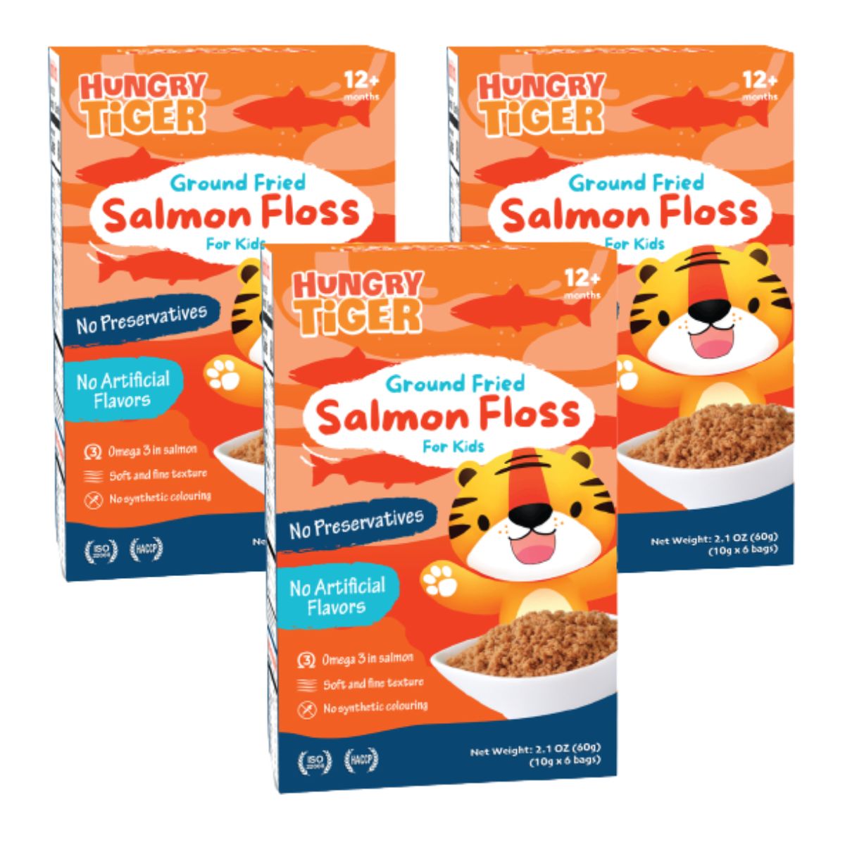 Salmon Floss Bundle of 3