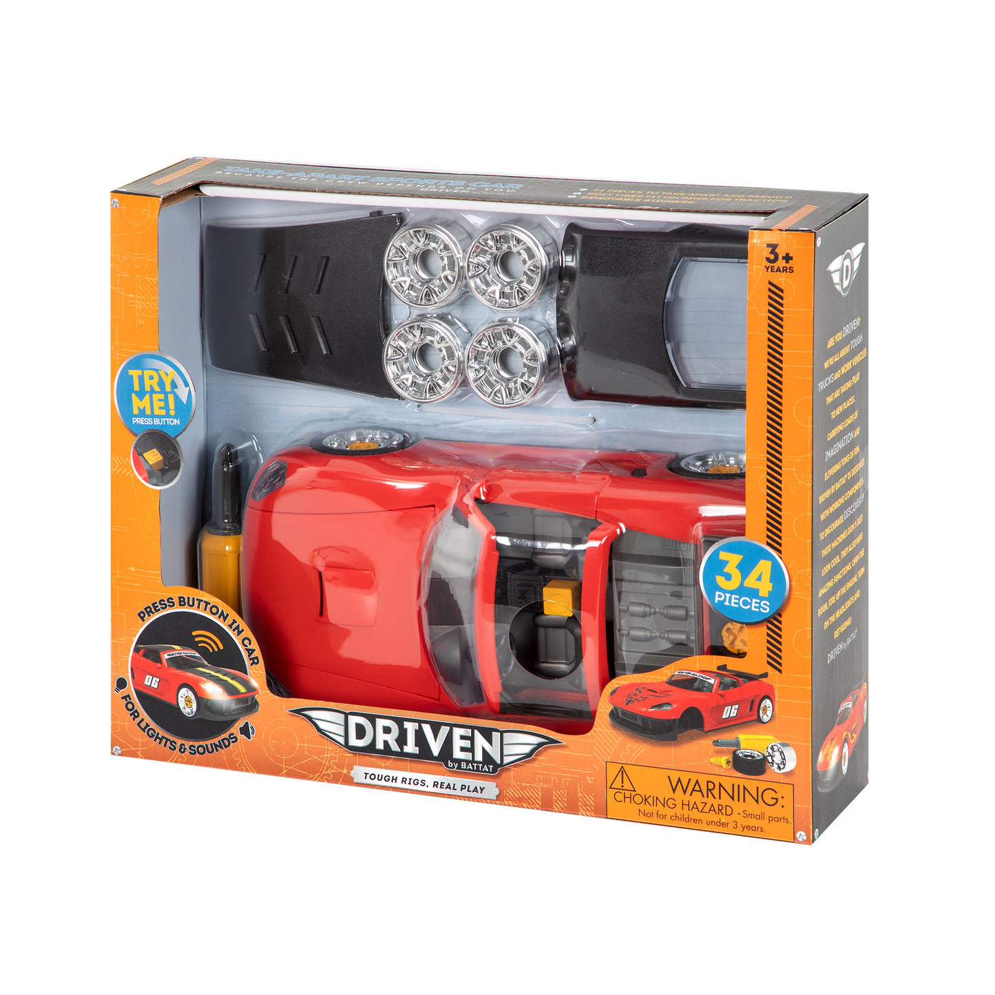 Midrange Series Take-Apart Sports Car (34pcs)