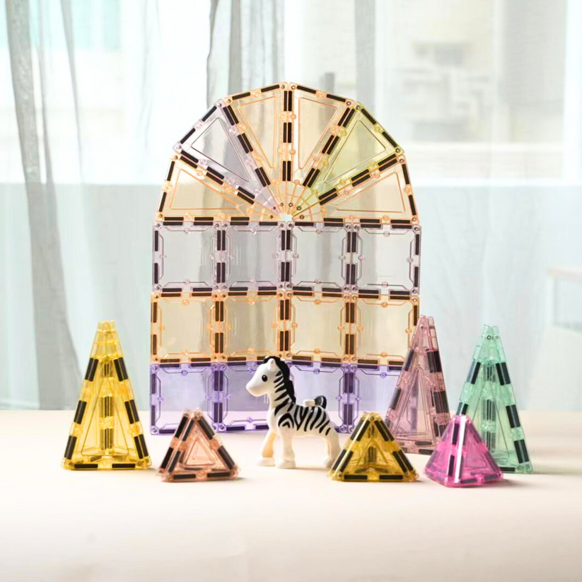 Magnetic Tiles 208 Pcs Grande Set - Light