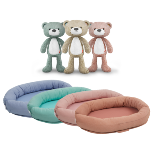 Snuzii 2-in-1 Lounger & Brody - Sleeptrainer with Nightlight and Sound Machine