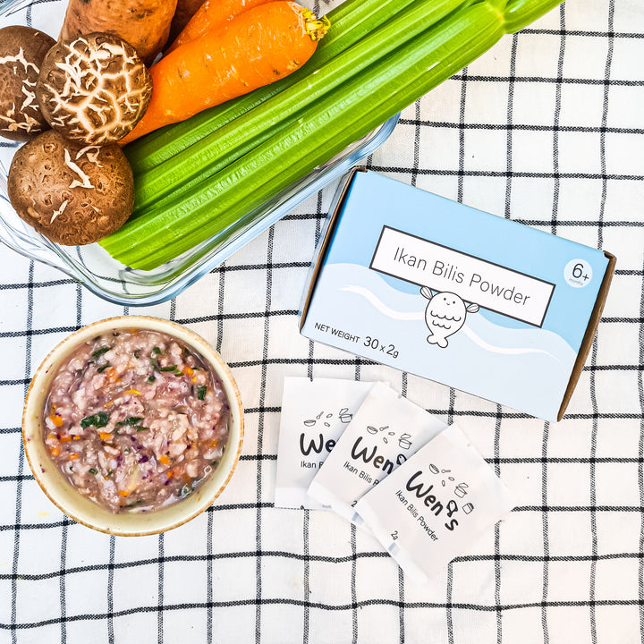 Ikan Bilis Baby Food Powder Satchel Box