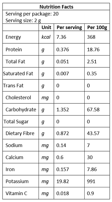 Shiitake Mushroom Baby Food Powder Jumbo