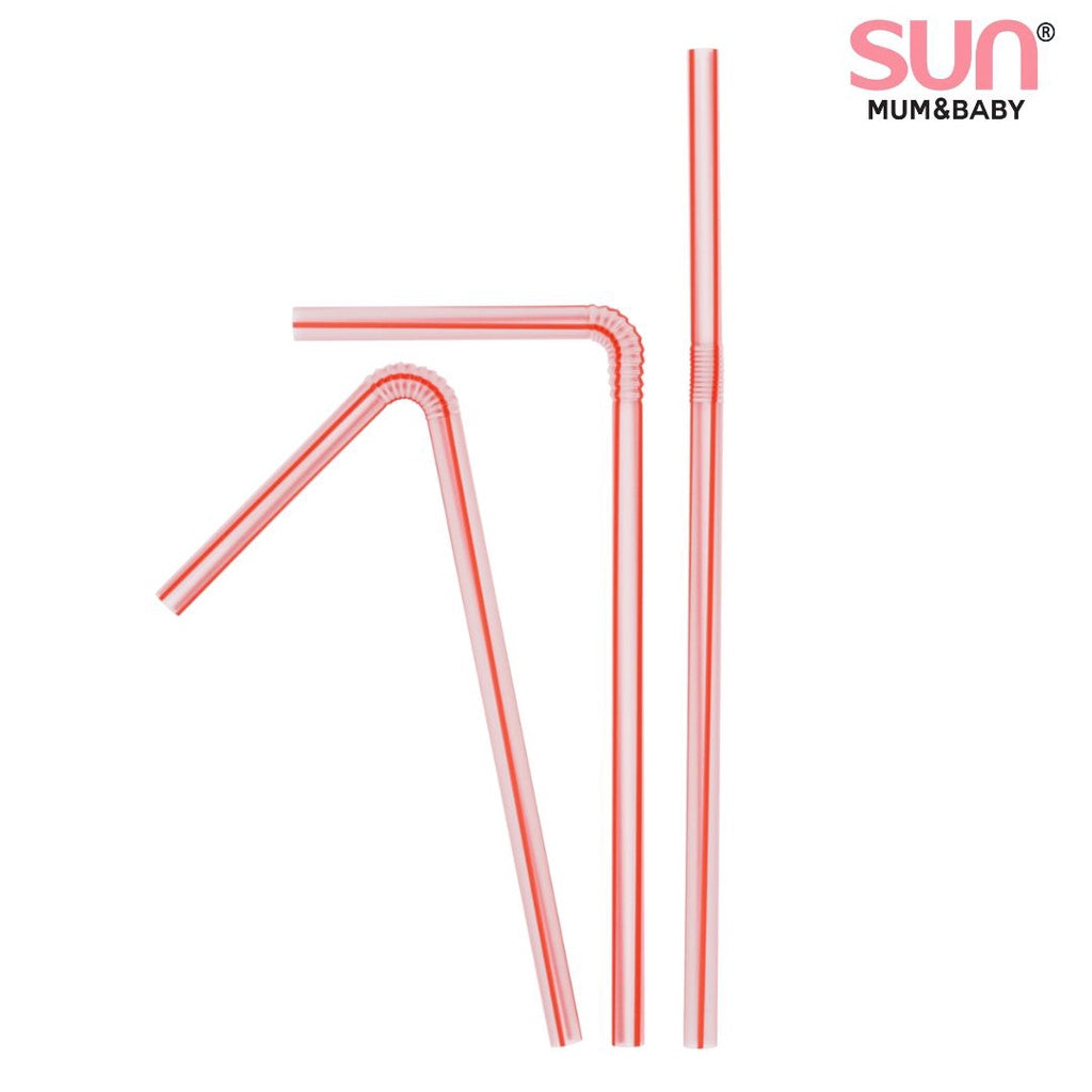 Baby Soft Flexible Straw 60pcs
