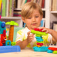 [Bristle Blocks by Battat] 58Pcs Jungle Blocks in Bucket | STEM Creativity Building Toys
