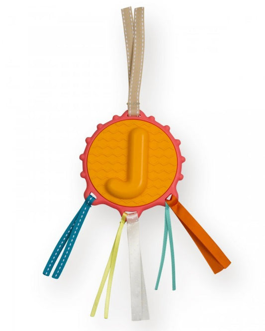Baby Teething Teether Rattle Shaker - Letter J