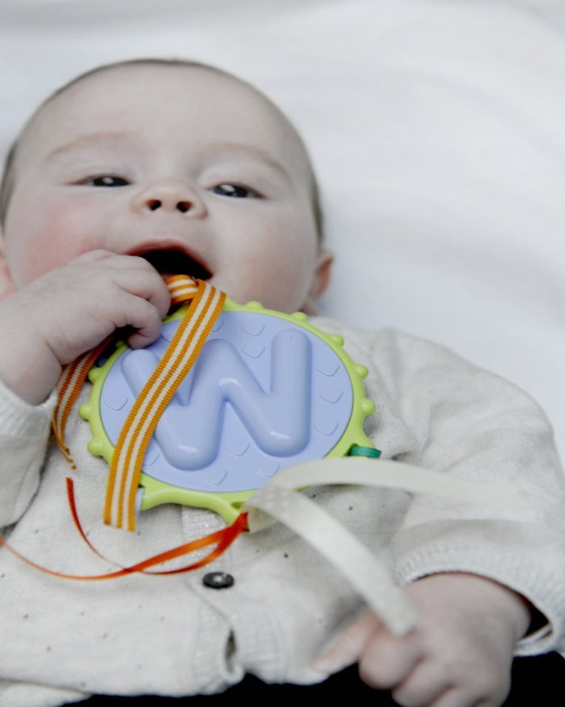 Baby Teething Teether Rattle Shaker - Letter W