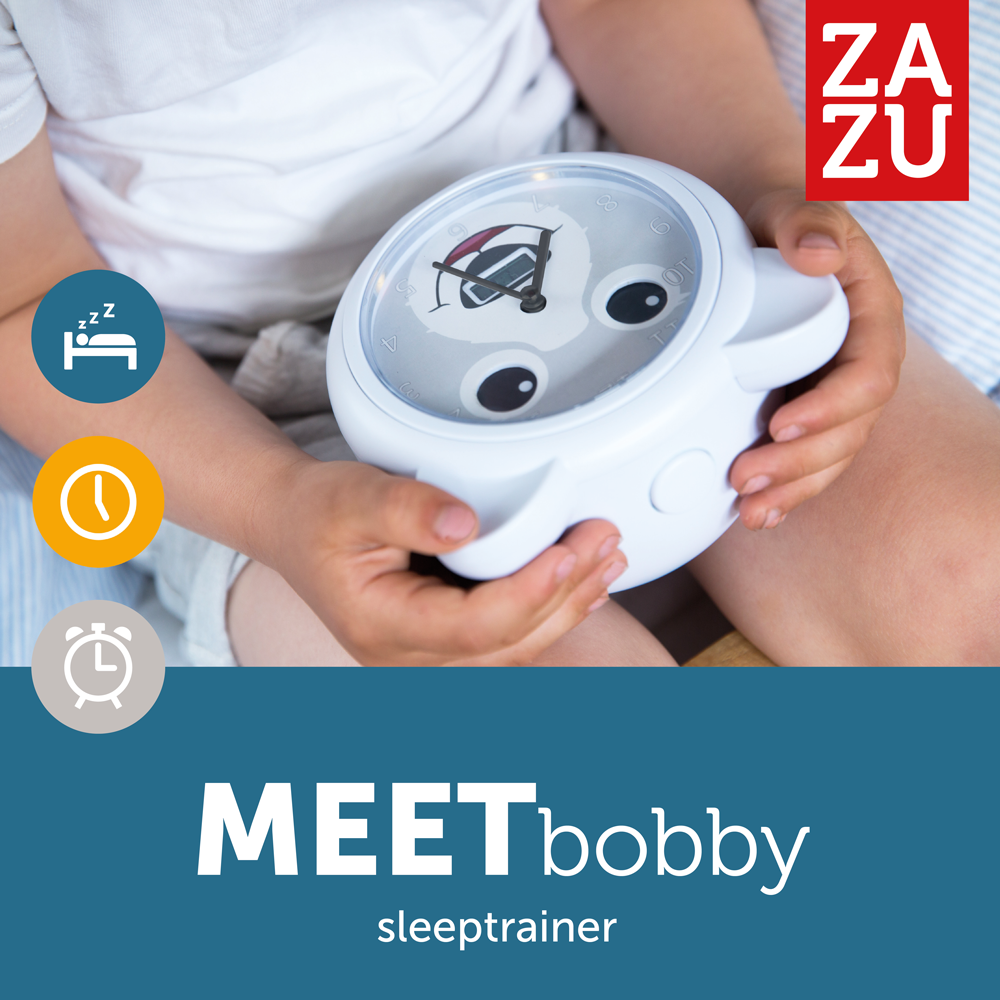 [Zazu] Bobby the Bear, Sleep Trainer with Alarm Clock