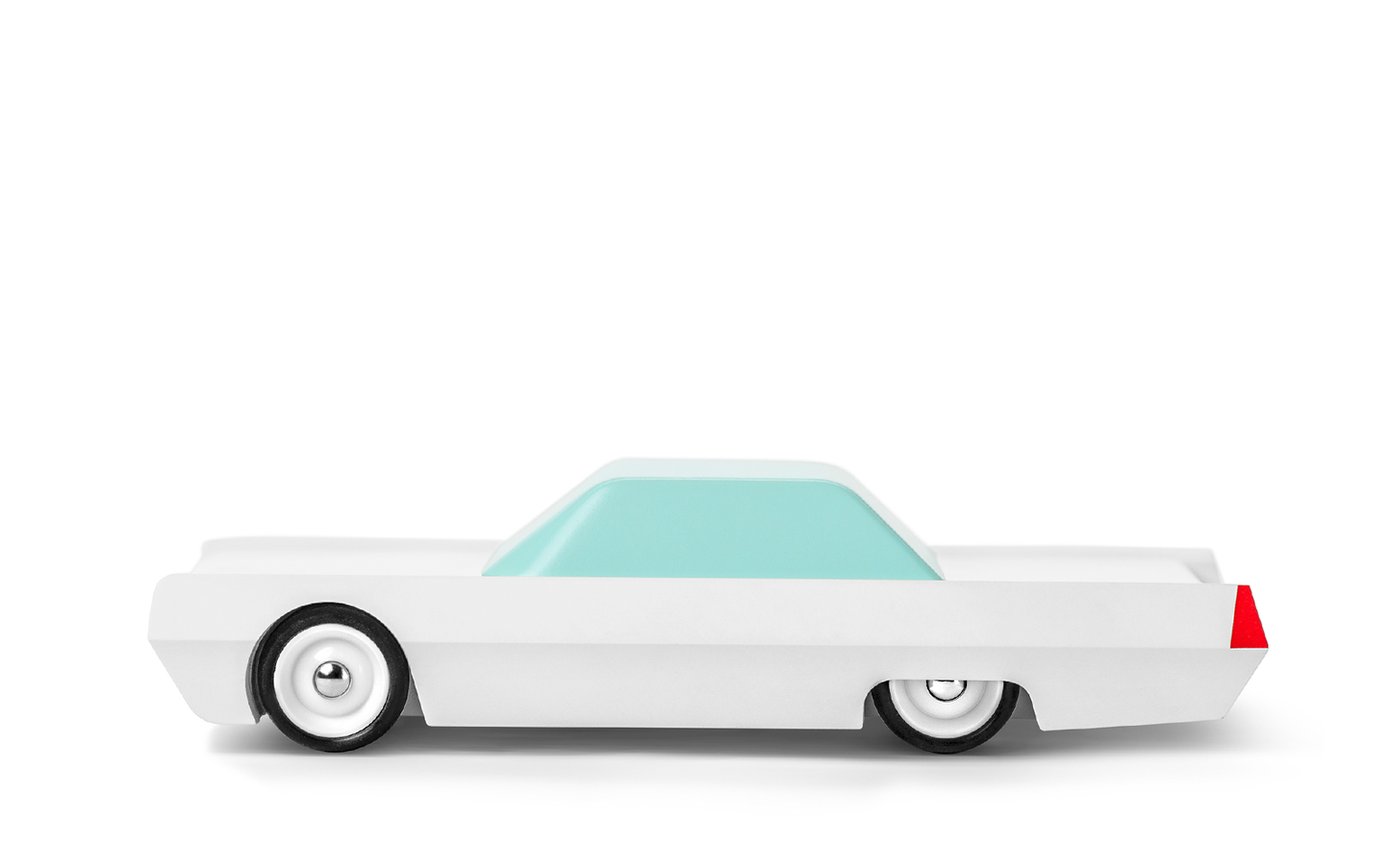 White Beast Wooden Toy Car