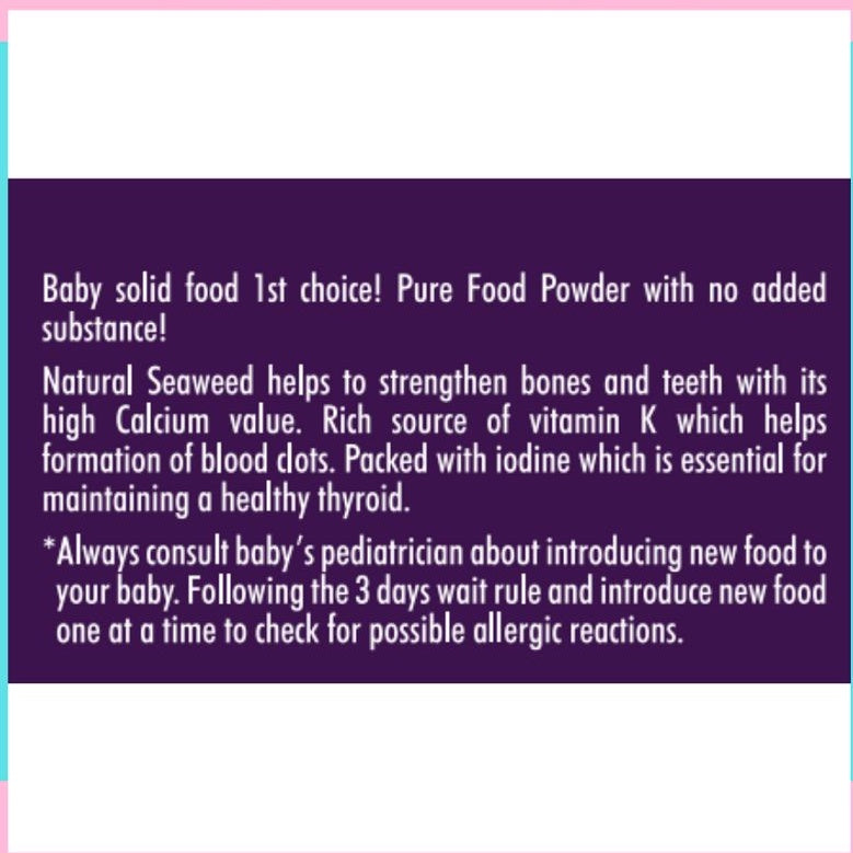 Natural Seaweed Baby Food Powder