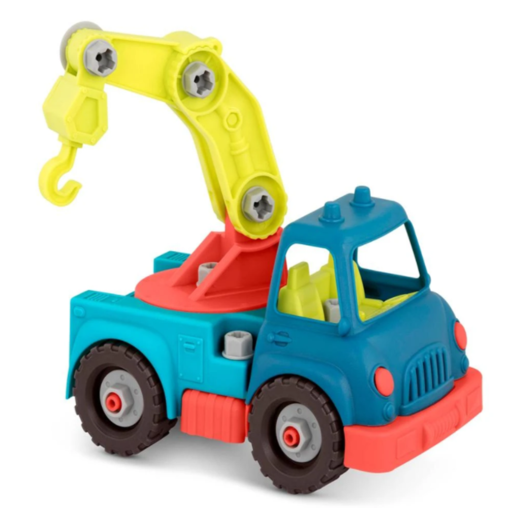 Happy Cruisers - Take-Apart Crane Toy Truck