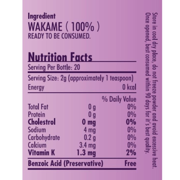 Natural Seaweed Baby Food Powder