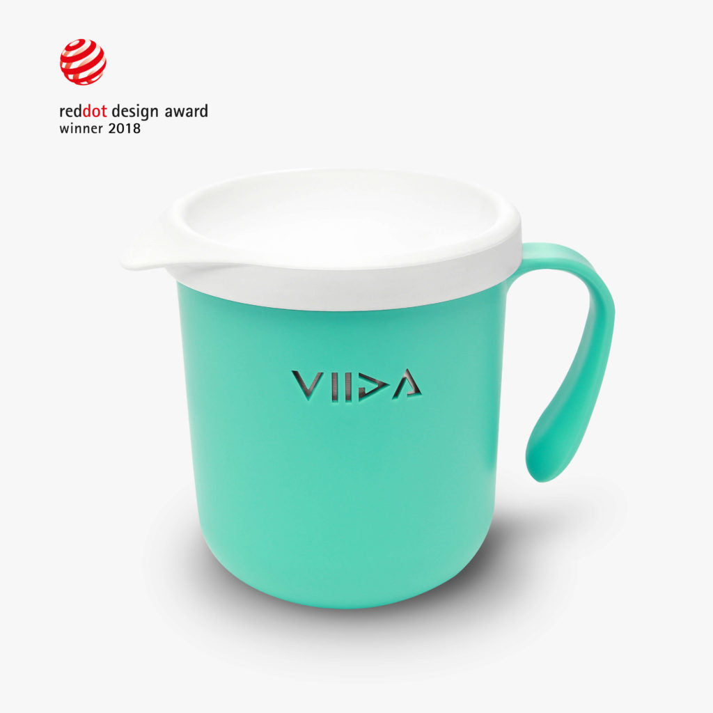 [VIIDA] The Soufflé Kids Antibacterial Stainless Steel Cup with Lid 330ml/11oz