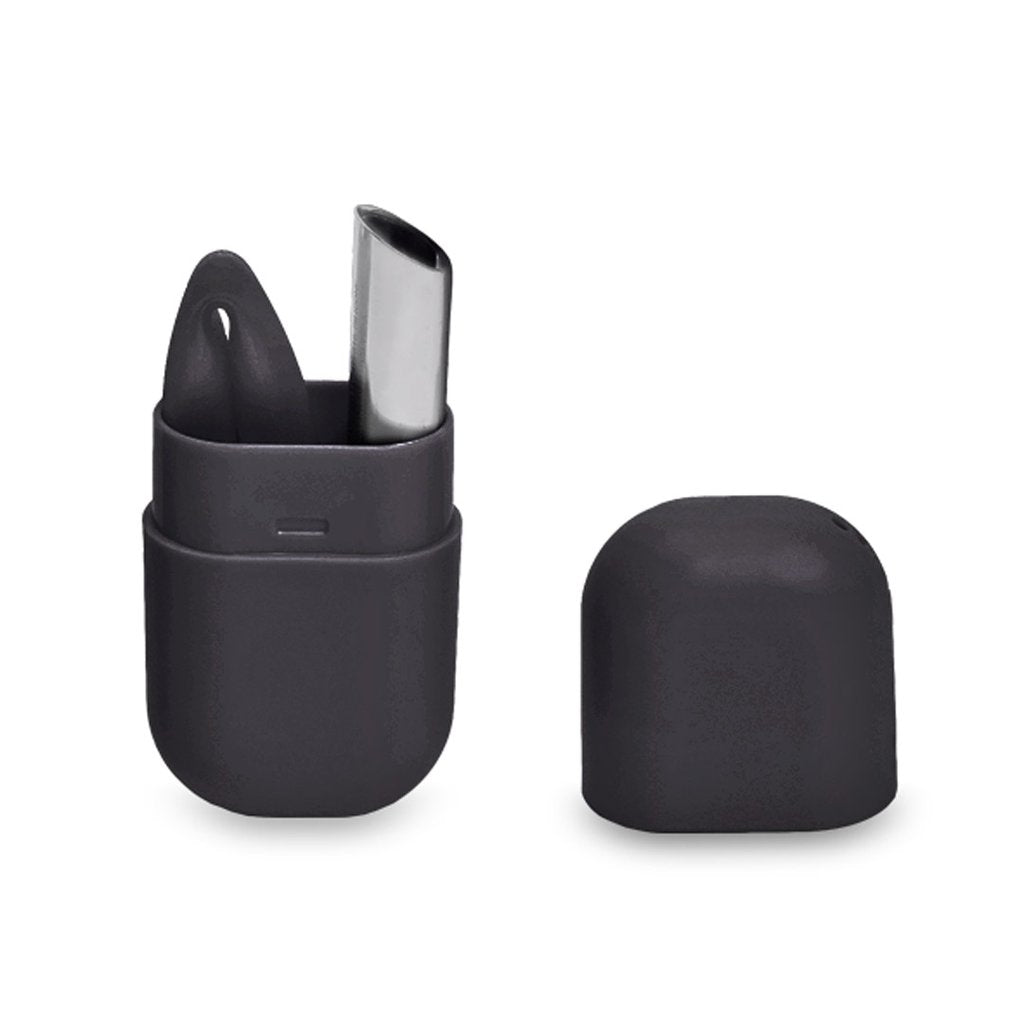 Morgen Stainless Steel Travel Cutleries Set + UiU Straw Set + Chubby Silicone Pouch XL (Bundle Set of 5)