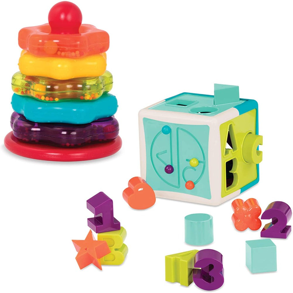 Stacking Rings + Shape Sorter Cube