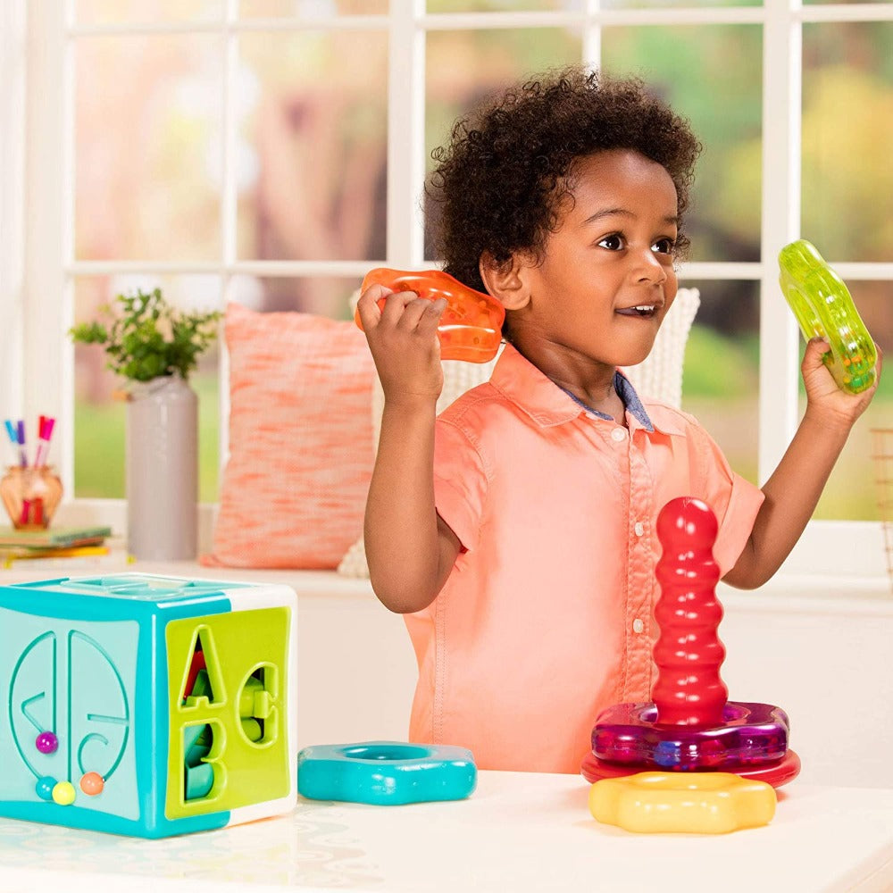 Stacking Rings + Shape Sorter Cube