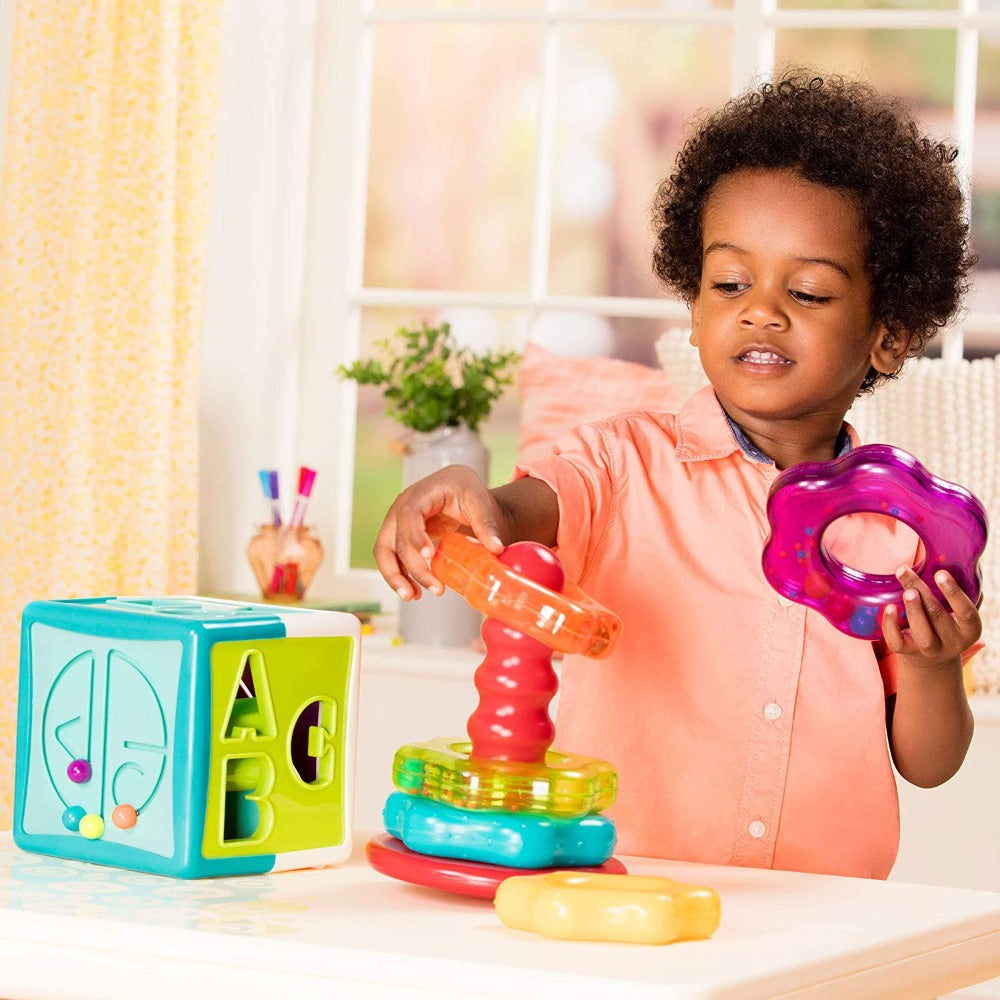 Stacking Rings + Shape Sorter Cube